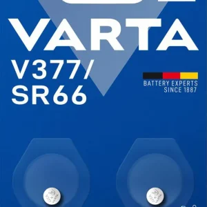 Knappcellsbatteri V377/SR66 (2-pack) Varta Lågt pris