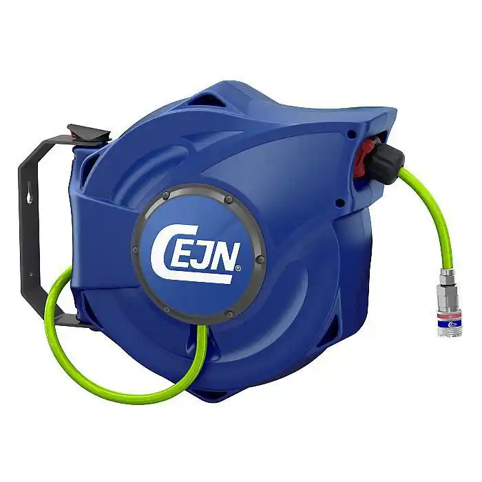 Slangupprullare 14m eSafe 320 Hi-vis grön I lager