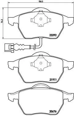 prisnedsättning Bromsbelägg Brembo