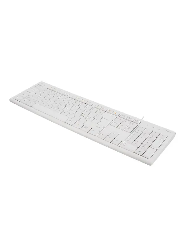 Deltaco SK-047 W - Tangentbord - Nordisk - Vit Trygg betalning
