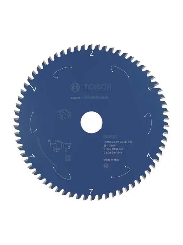 Bosch Expert for Aluminium cirkelsågklinga för sladdlösa sågar 216×2/1,4×30 T66 Fynd