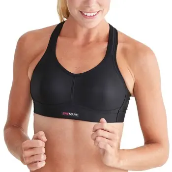 Swemark Courage Coolmax Sports Bra BH Svart E 90 Dam Expressleverans