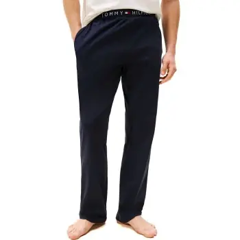 Tommy Hilfiger Loungewear Knit Pants Marin bomull Medium Herr Erbjudandepris