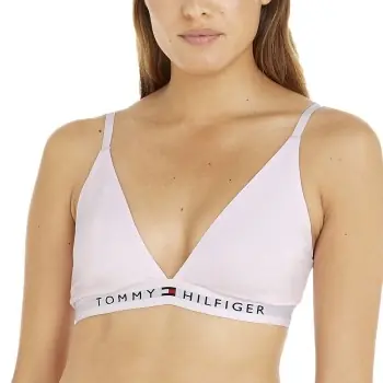 Tommy Hilfiger BH Unlined Triangle Bra Ljusrosa ekologisk bomull X-Small Dam Beställ idag