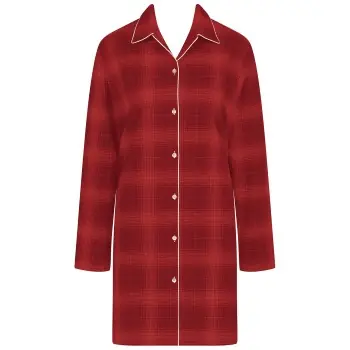 Triumph Lounge Me Cotton Boyfriend NDW Nightshirt Röd bomull 46 Dam Lägg i varukorgen